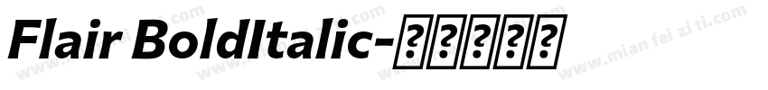 Flair BoldItalic字体转换